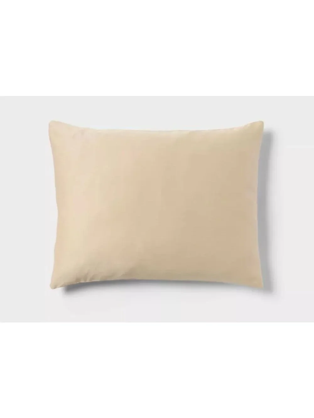 Threshold Natural Beige Cotton Sateen 3 Pc King Duvet Cover & Pillow Shams Set